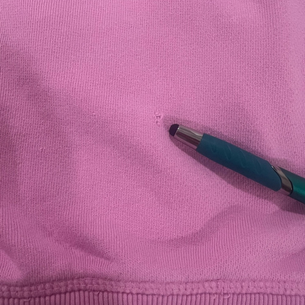 Spiritual Gangster Pink Crewneck Sweatshirt XS flaw - Picture 4 of 8